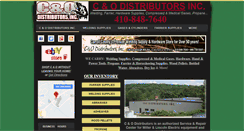 Desktop Screenshot of candodistributors.com